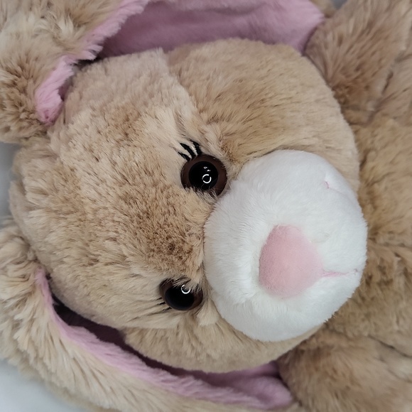 Build a Bear Easter Bunny big eyelashes Floppy ears 17" easter rabbit - Picture 3 of 9
